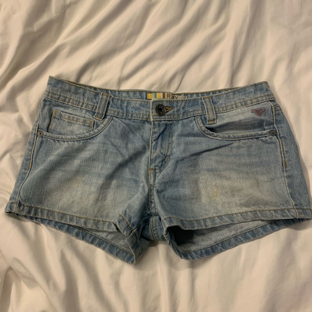 roxy jean shorts